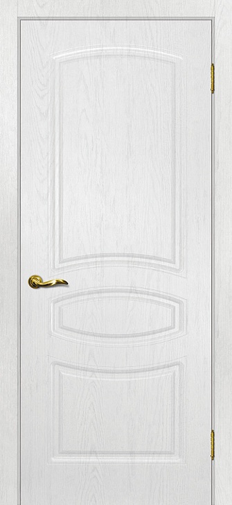 Межкомнатная дверь МАРИАМ Сиена-5, Пломбир, глухая