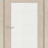 Межкомнатная дверь PROFILO PORTE PS-06, Капучино Мелинга со стеклом Сатинат