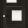 Межкомнатная дверь PROFILO PORTE PS-13, Венге Мелинга со стеклом Сатинат