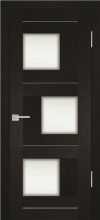 Межкомнатная дверь PROFILO PORTE PS-13, Венге Мелинга со стеклом Сатинат