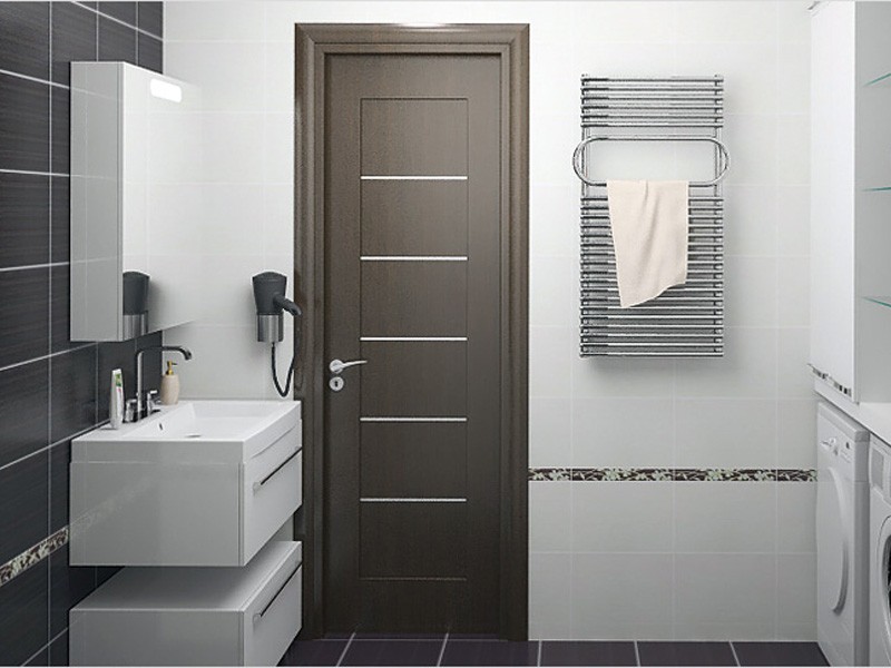 Двери для ванной и туалета - 90 фото идей обустройства интерьера!