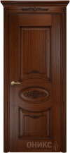 Межкомнатная дверь Оникс Эллипс с декором